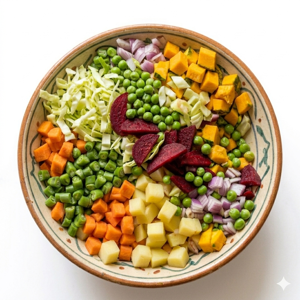 Poriyal Cut Veggies