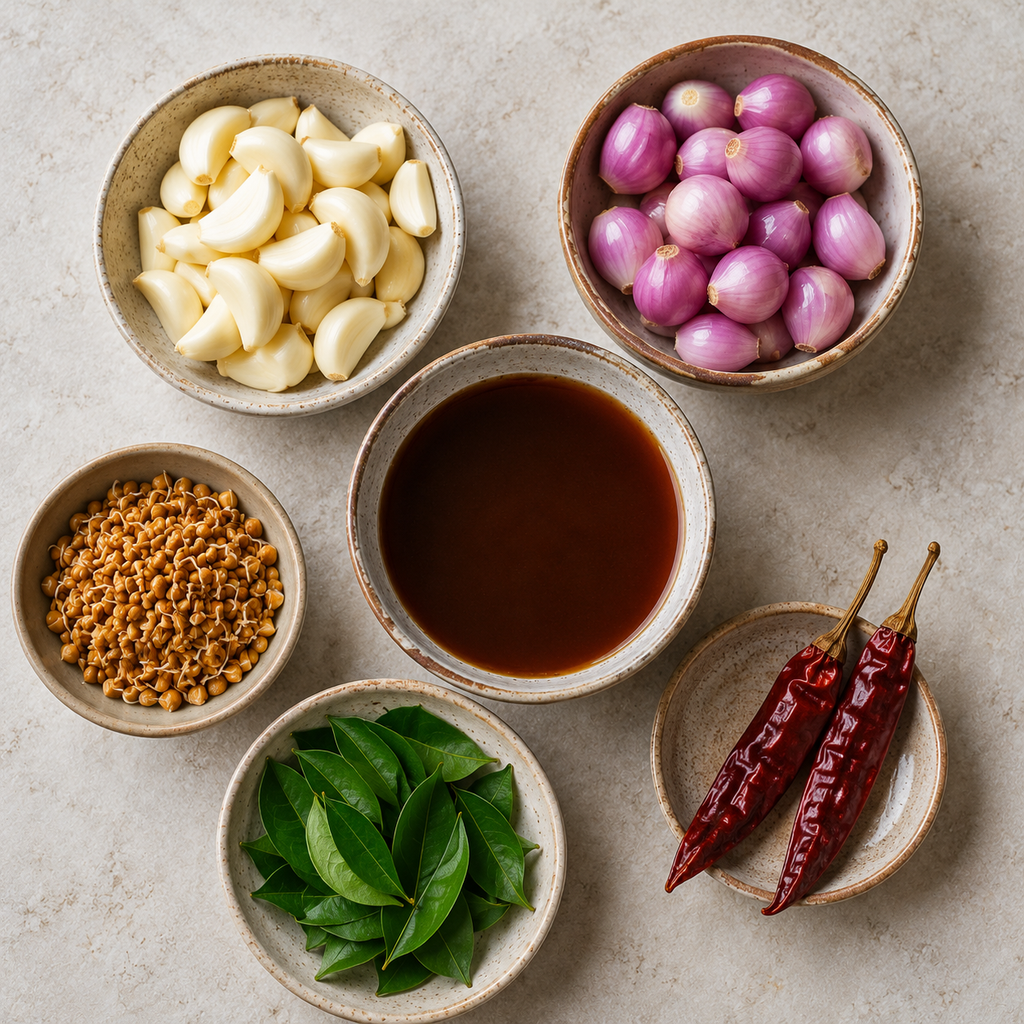 Poondu Vendhaya Kuzhambu Kit
