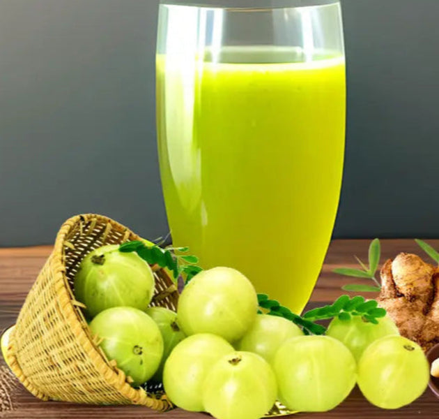 Amla and Ginger Detox Juices
