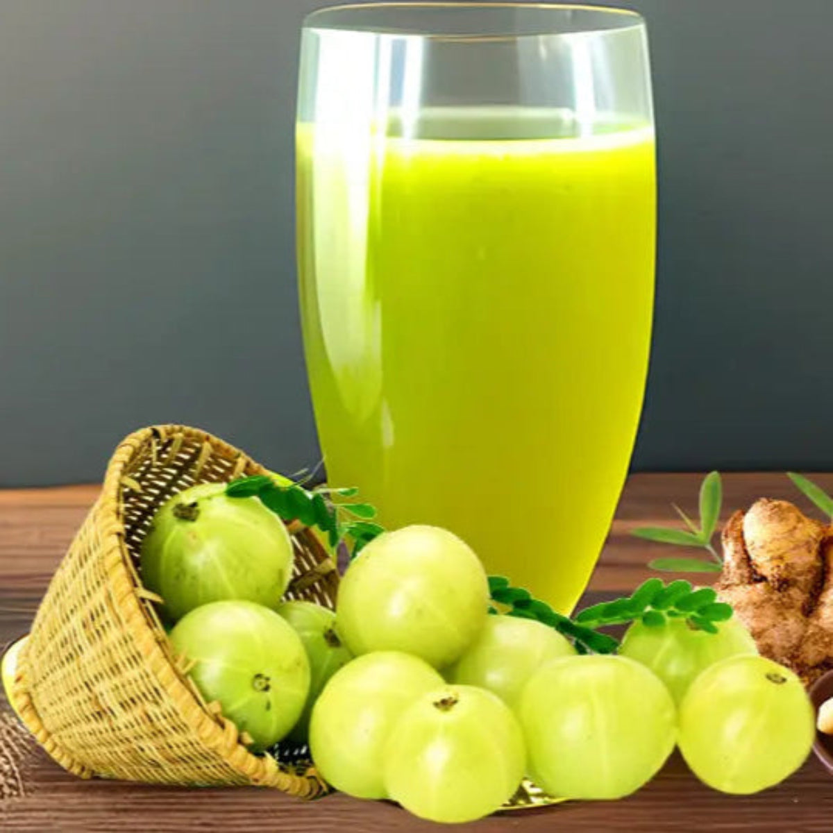 Amla and Ginger Detox Juices