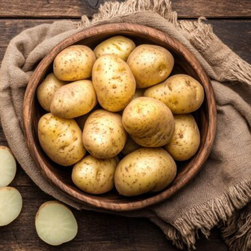 Baby potato peeled