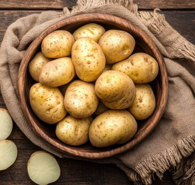 Baby potato peeled