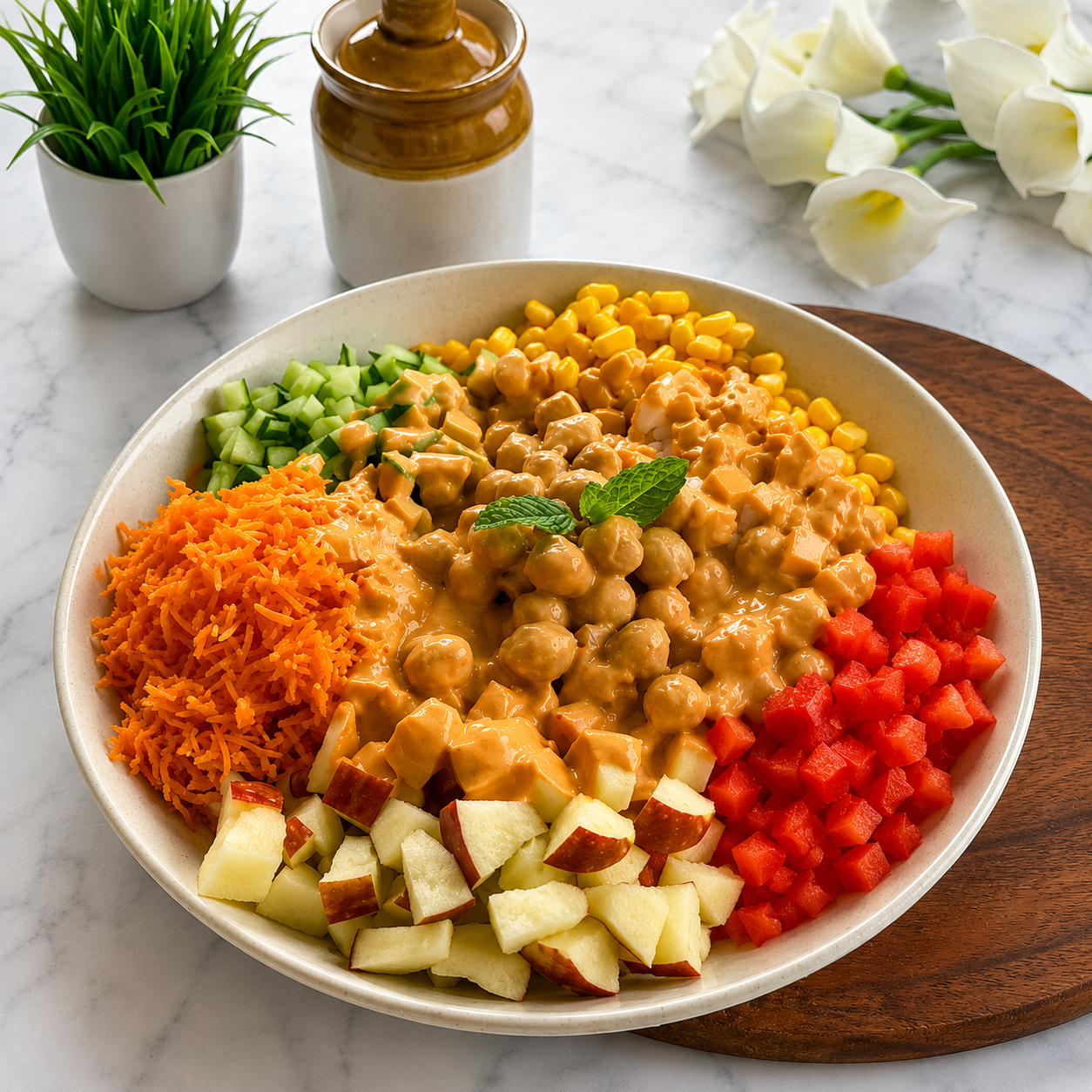 Tandoori Chole Salad