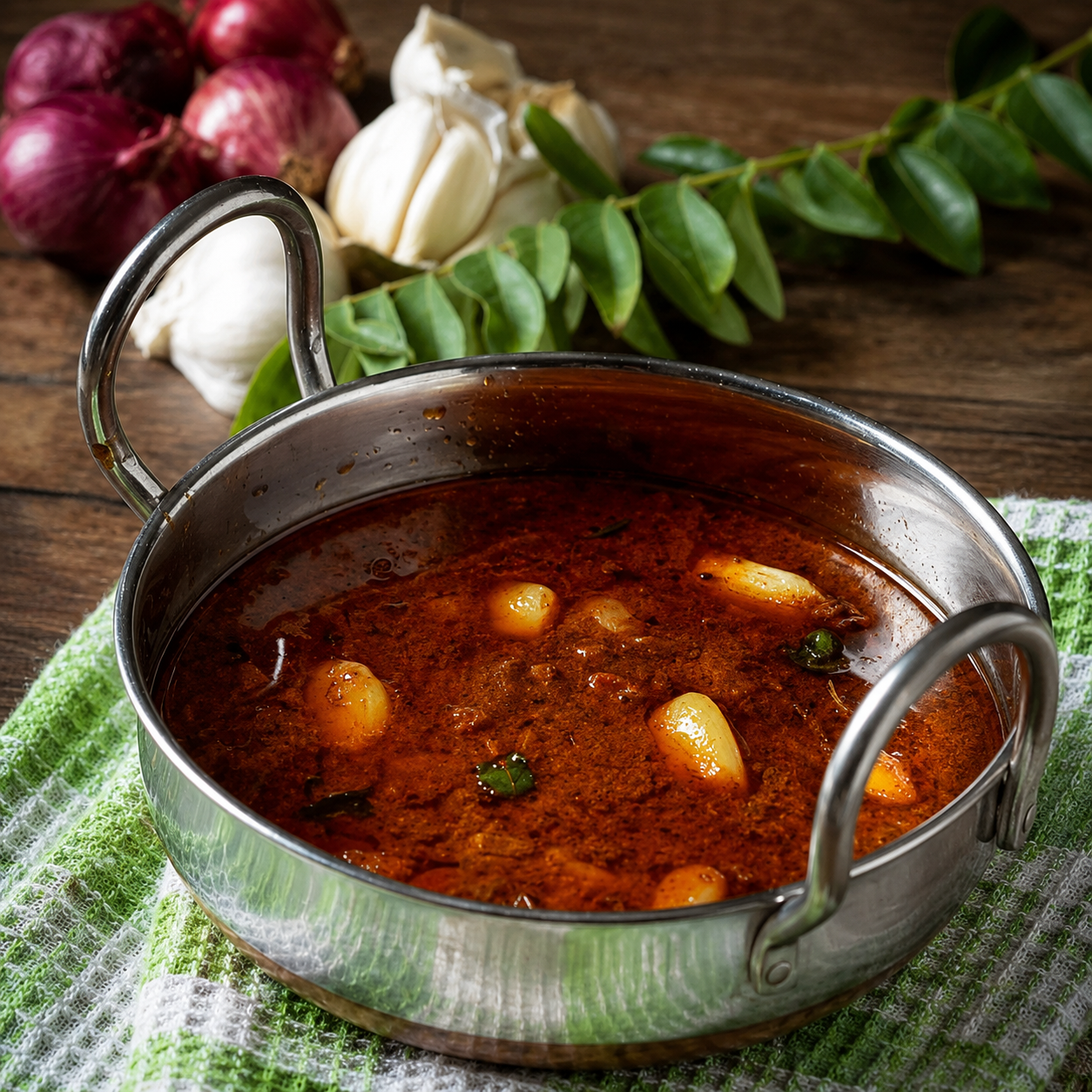 Poondu Vendhaya Kuzhambu Kit