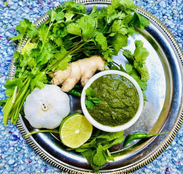 Coriander Chutney Cuts