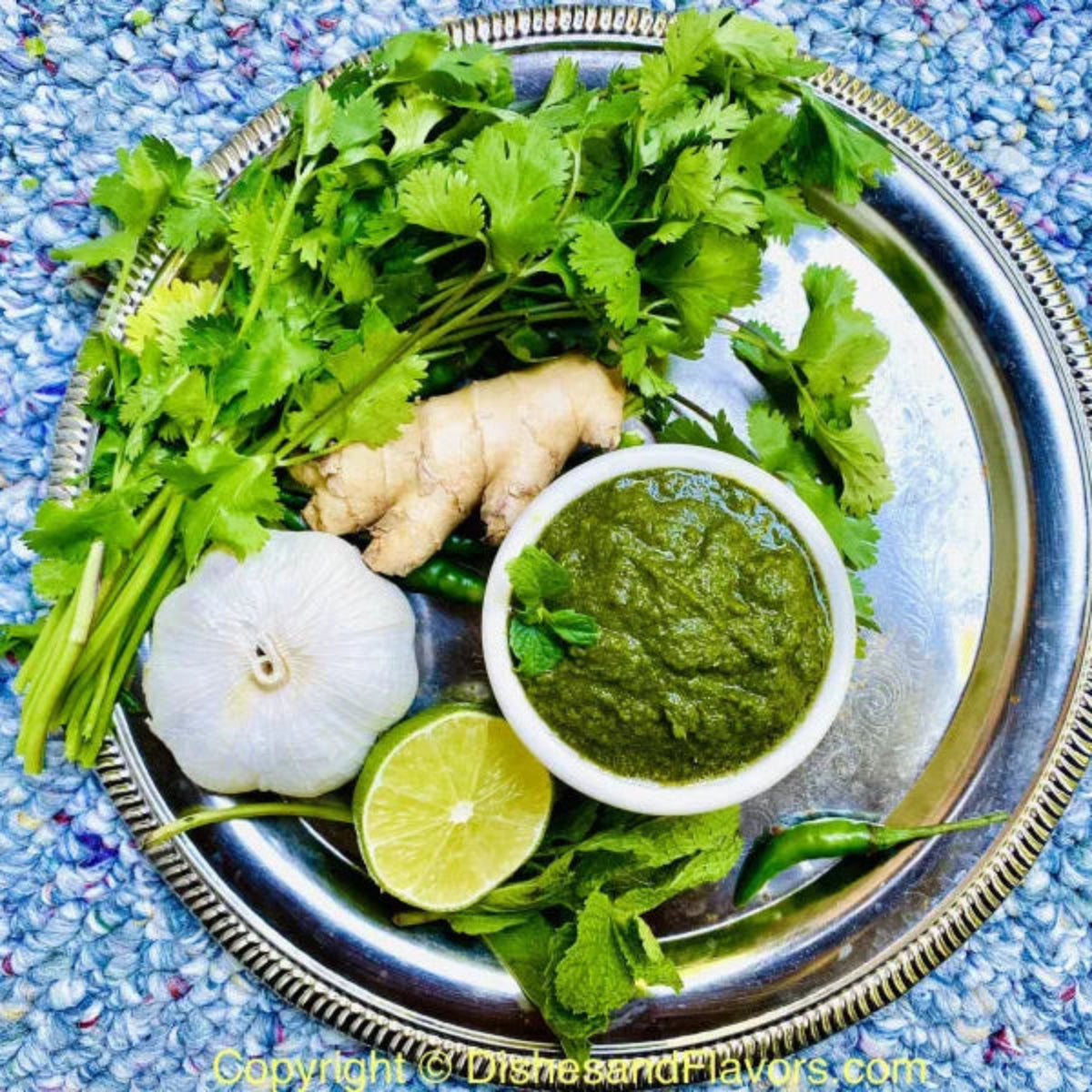 Coriander Chutney Cuts