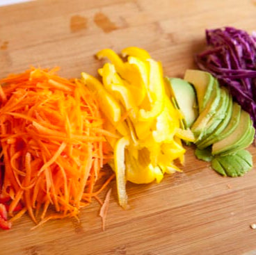 Veg Kaati Roll Cuts