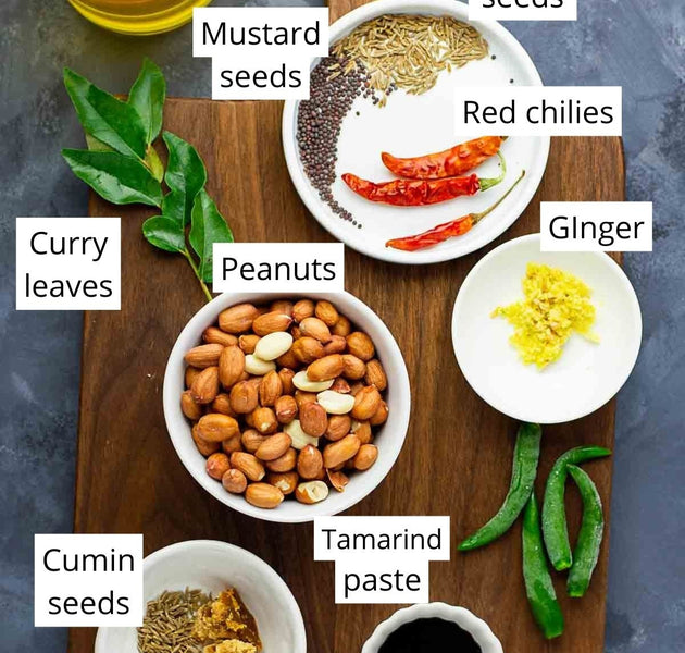 South Peanut Idly Chutney Cuts