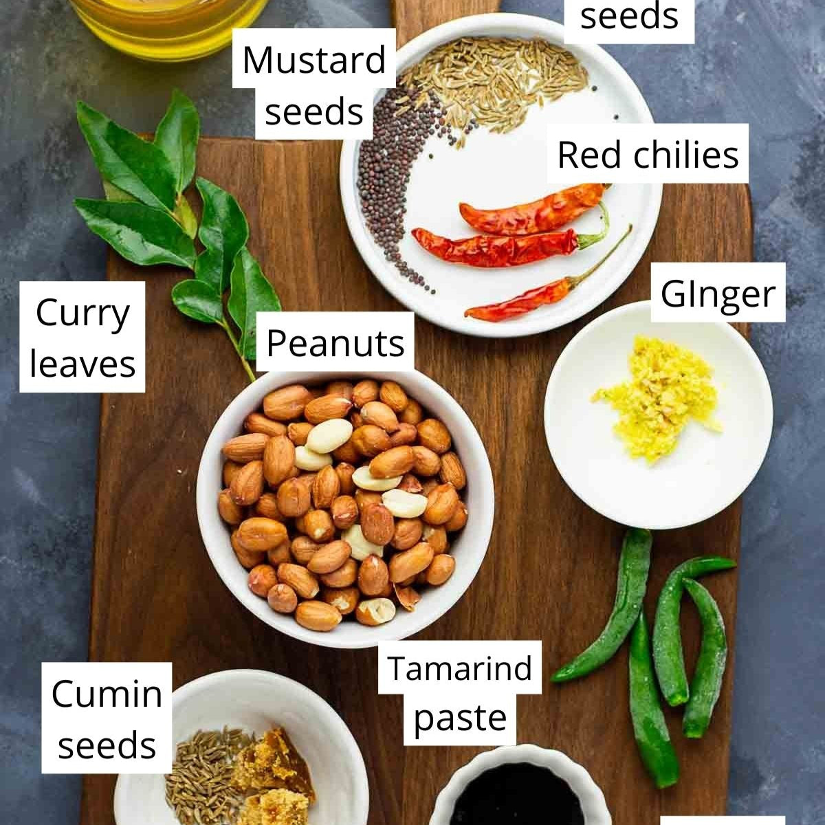 South Peanut Idly Chutney Cuts