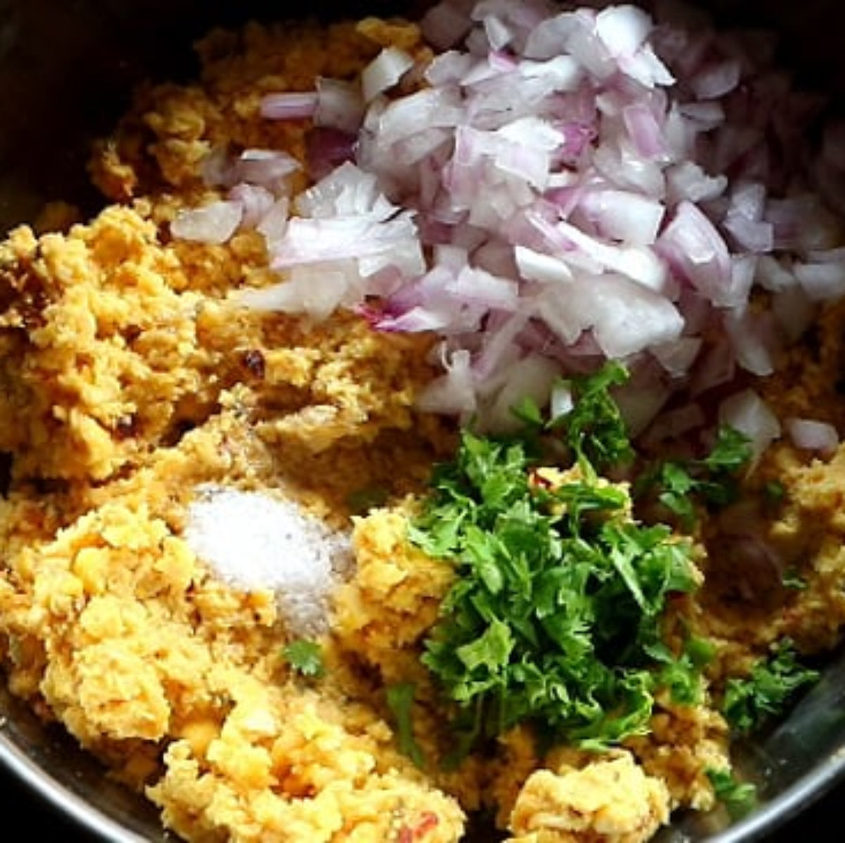 White Chana Vada Batter