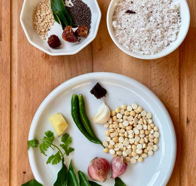 Coconut Chutney Cuts