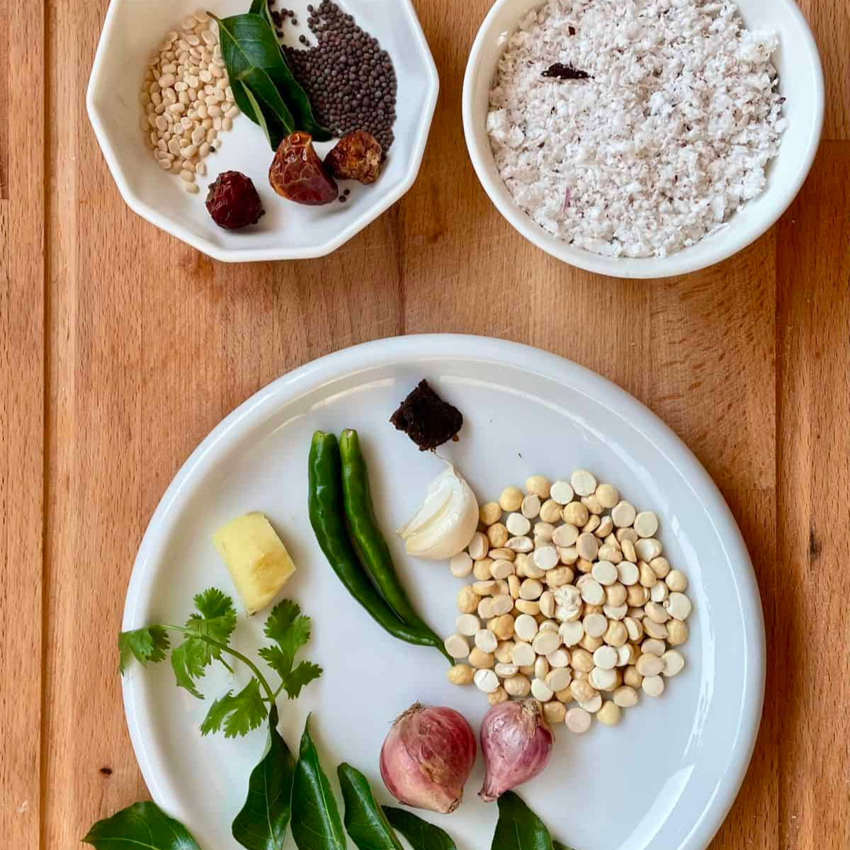 Coconut Chutney Cuts