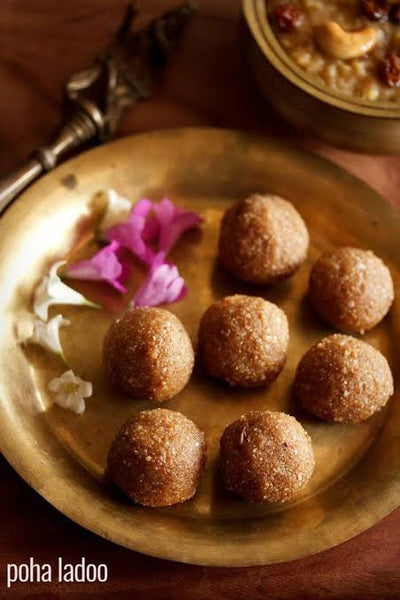Red Aval/ poha Laddus